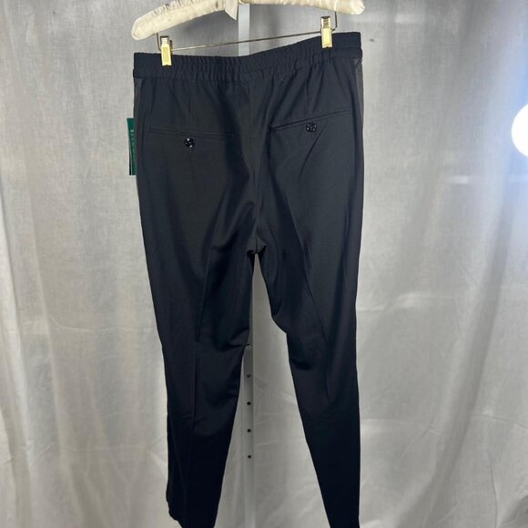 NWT H&M Slim Fit Coupe Etroite Tuxedo Pants in Black - Size 36R - Picture 8 of 11